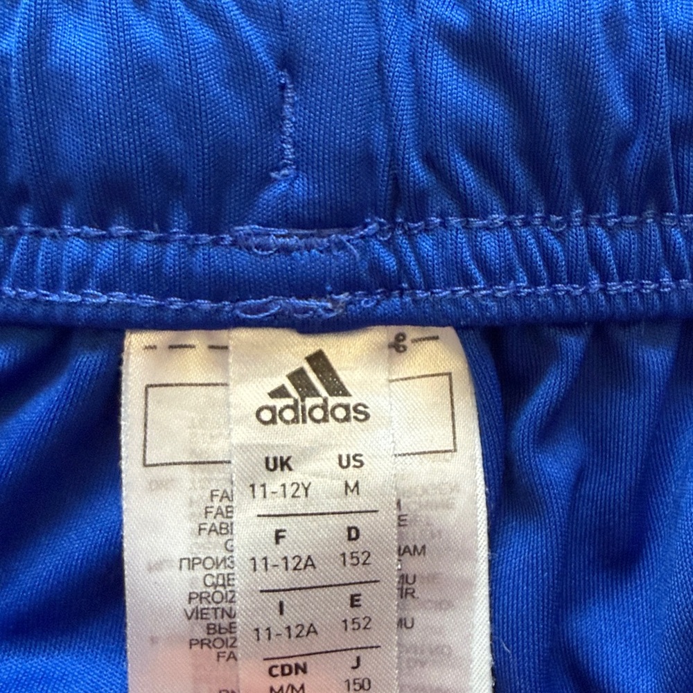 Boys Adidas shorts bundle M 11-12 years soccer blue black 3 pairs Aeroready - Picture 5 of 8